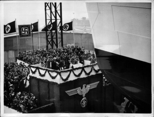 29. märts 1938 - Ristluslaeva „Robert Ley” vettelaskmine