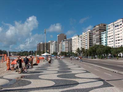 © Rio de Janeiro, Copacapana rannapromenaad